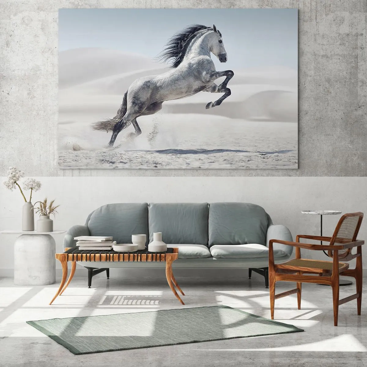 Quadro em vidro - Príncipe árabe - 120x80 cm