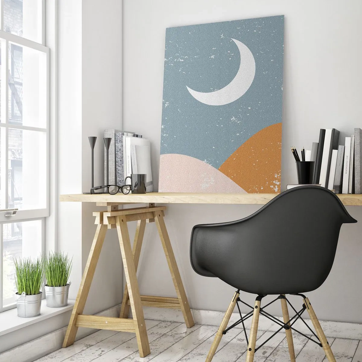 Quadro em vidro - Milagre de muitas noites - 50x70 cm