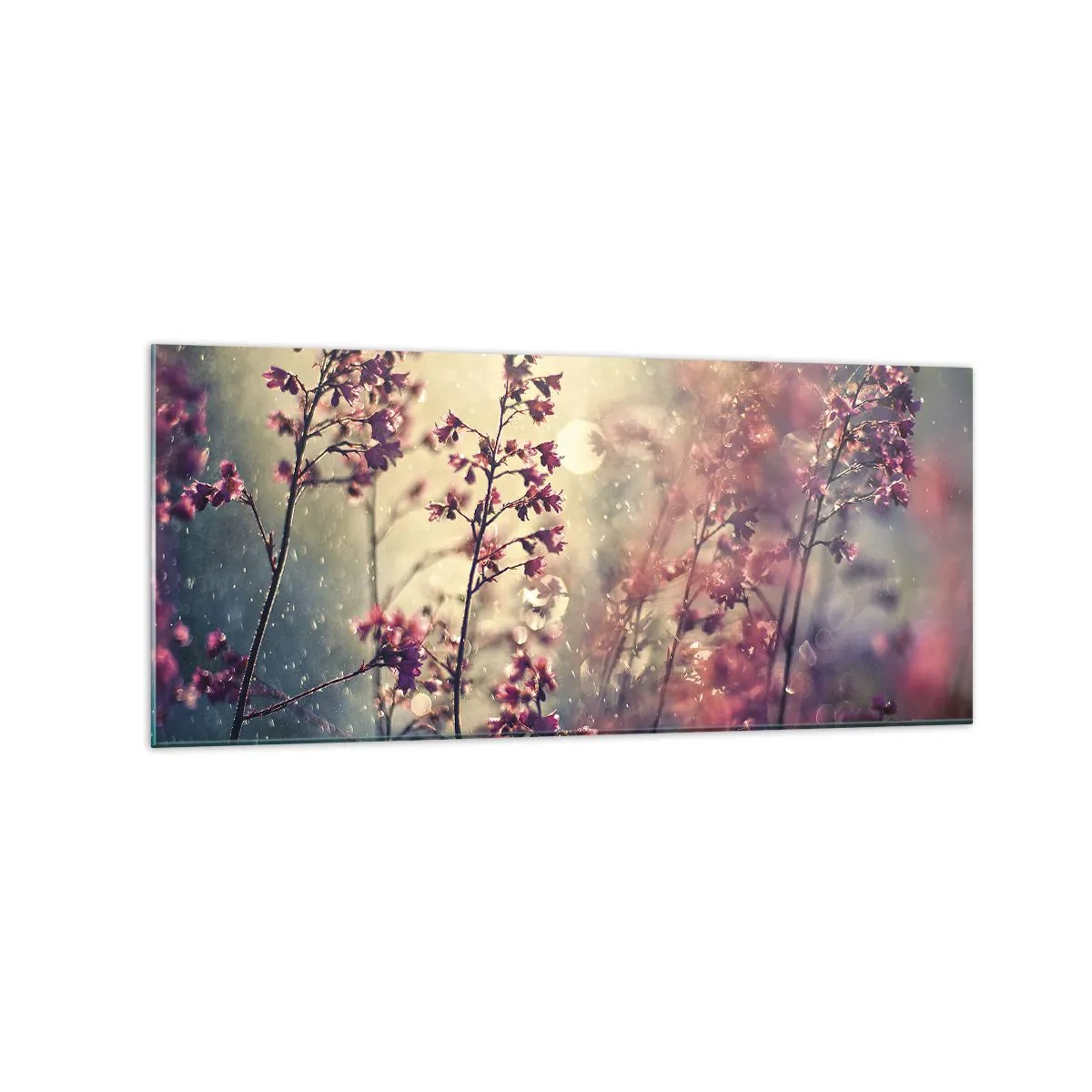 Quadro em vidro - Jardim Secreto - 120x50 cm