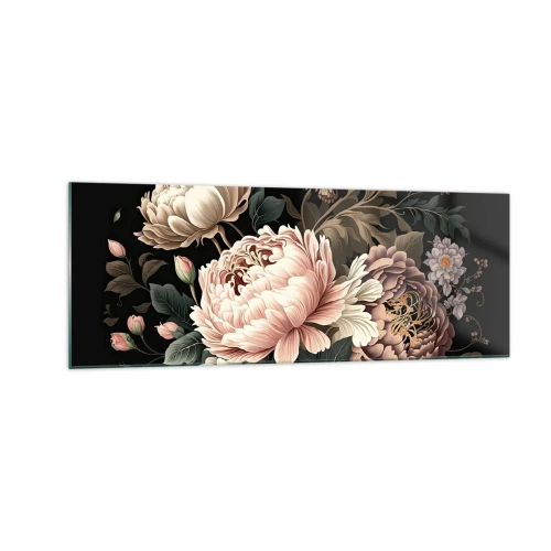 Quadro em vidro - Em estilo barroco - 140x50 cm