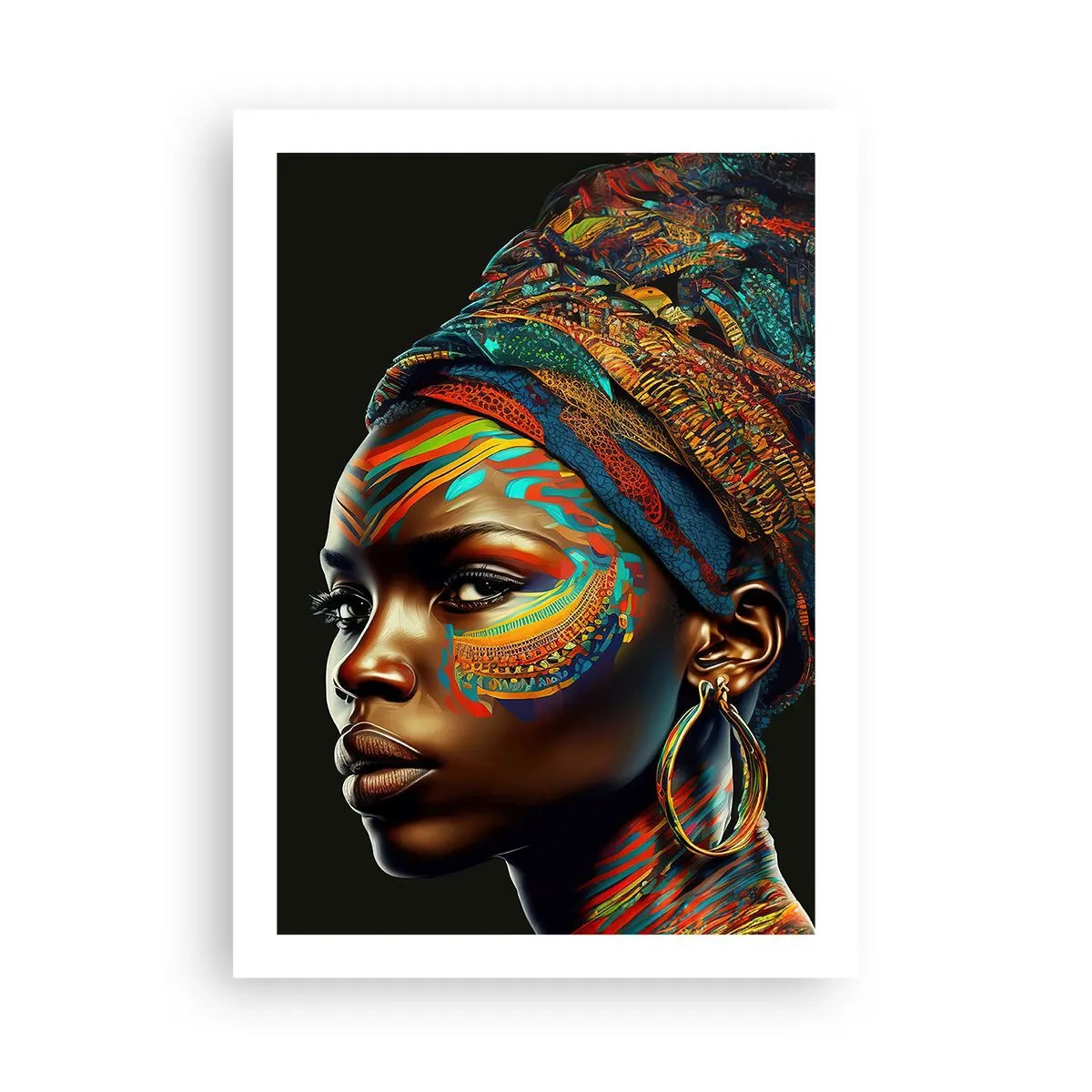 Pôster - Rainha africana - 50x70 cm
