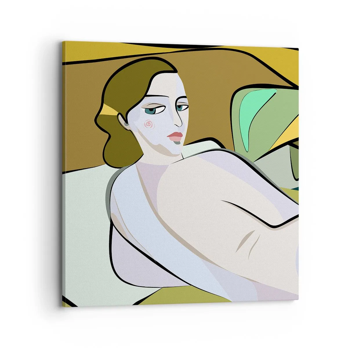 Quadro em tela - Retrato íntimo - 70x70 cm