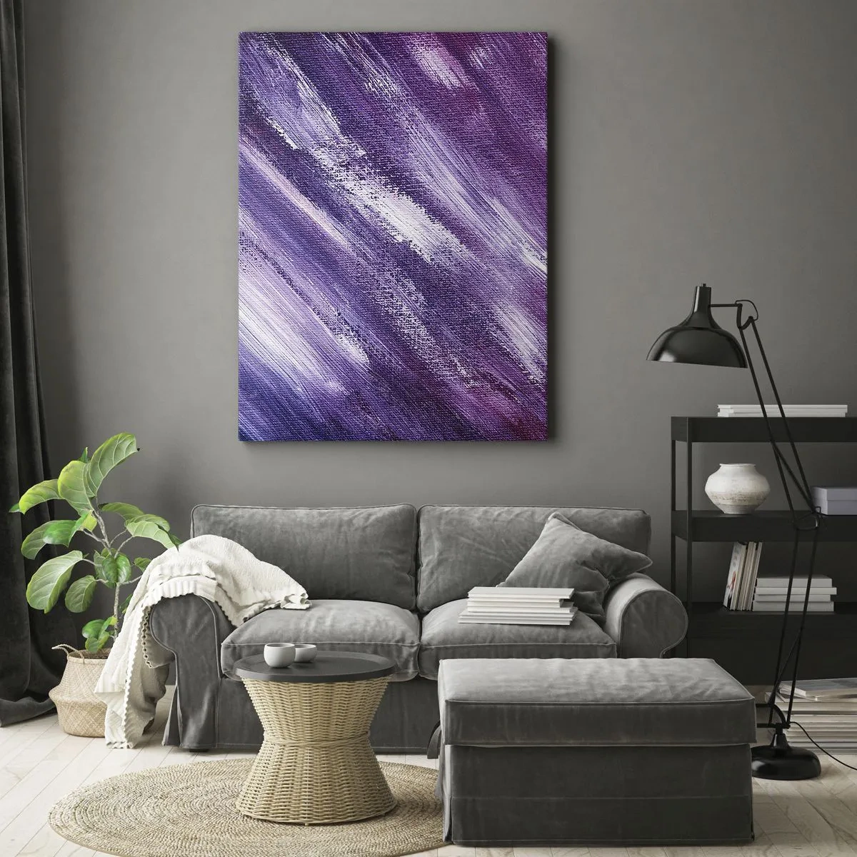 Quadro em tela - Quando o vento sopra - 70x100 cm