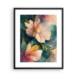 Pôster com moldura preta - Apenas sutileza - 40x50 cm