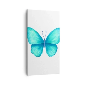 Quadro em tela - Turquesa por natureza - 55x100 cm