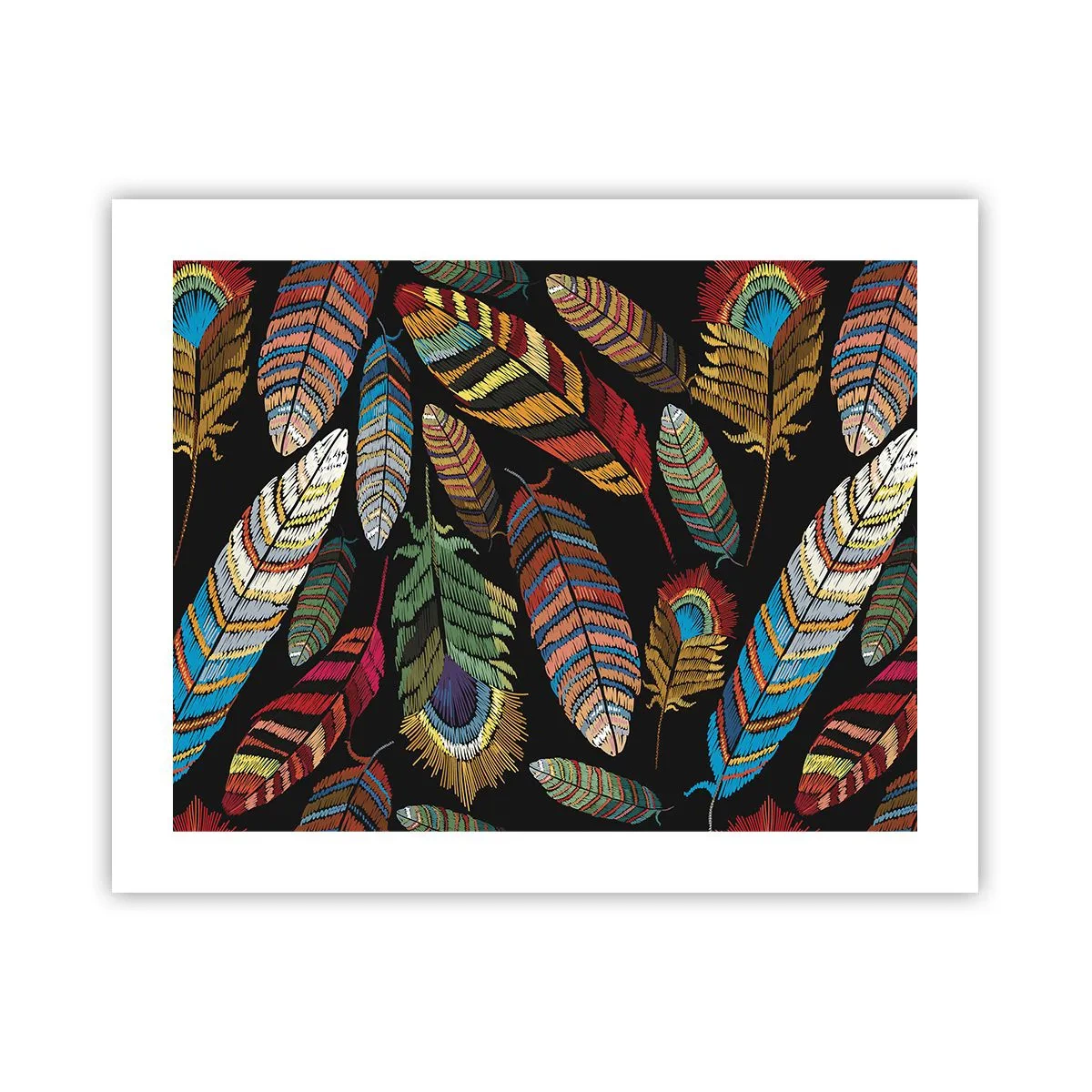 Pôster - O carnaval dos pássaros - 50x40 cm