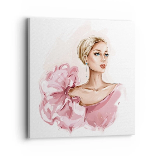 Quadro em tela - Parece pintada... - 40x40 cm