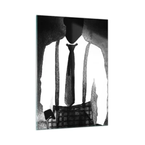 Quadro em vidro - Num clima noir - 50x70 cm