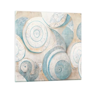 Quadro em vidro - O que há dentro da casca? - 40x40 cm