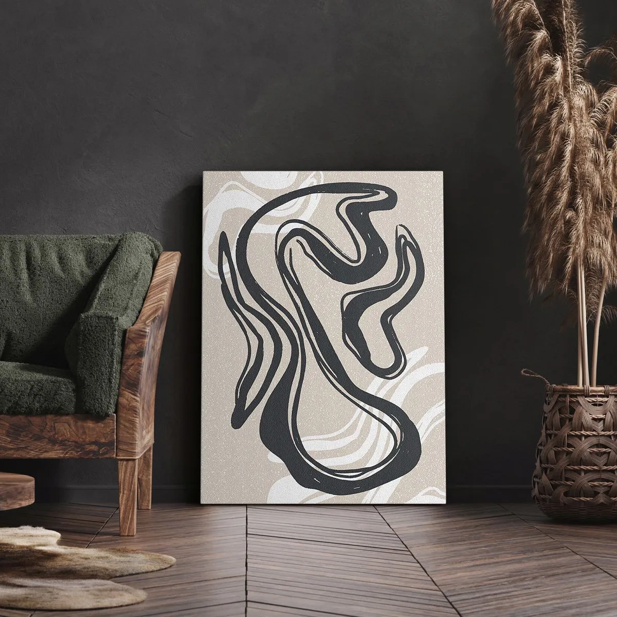 Quadro em tela - Expressão multiplicada - 65x120 cm