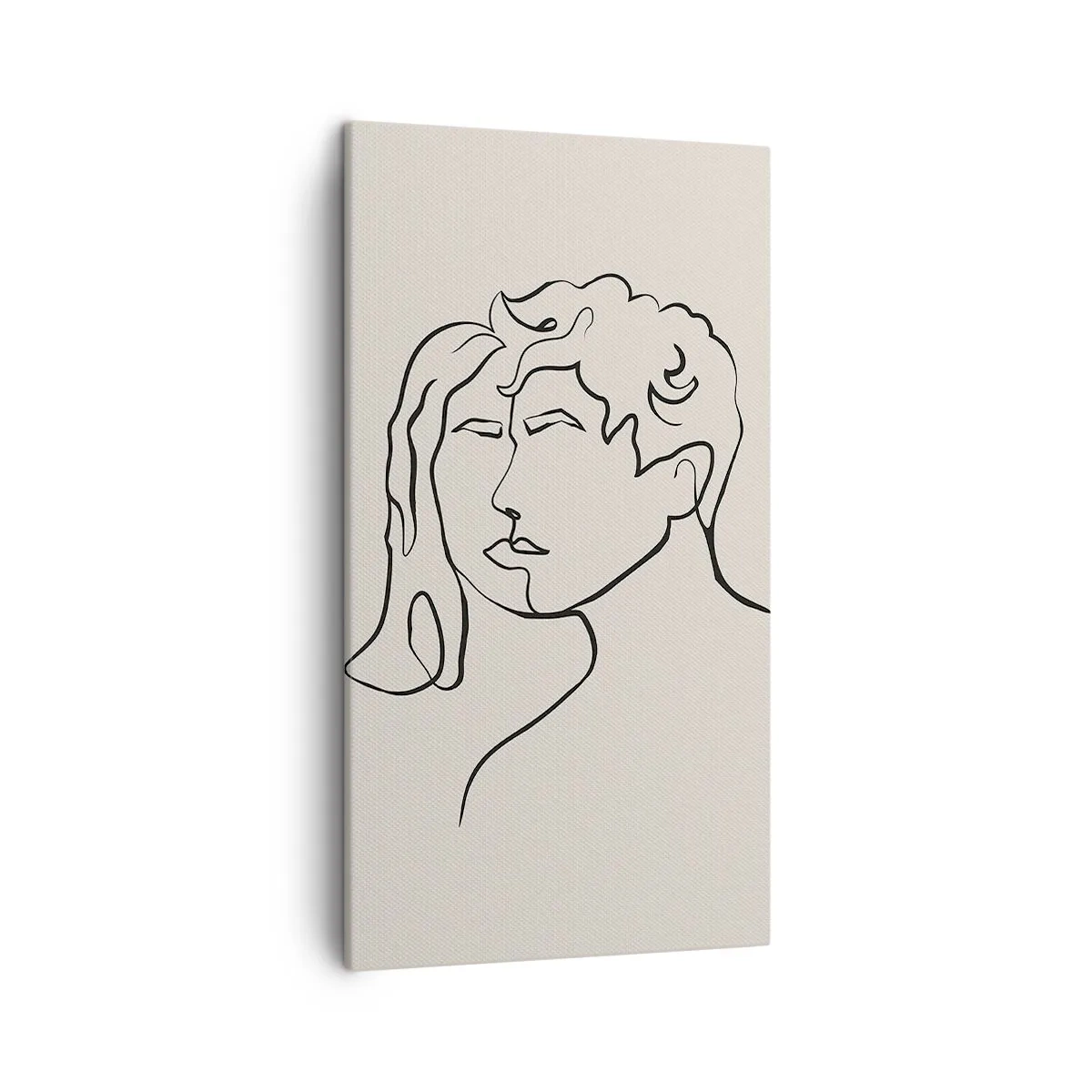 Quadro em tela - E fornou-se a união - 45x80 cm