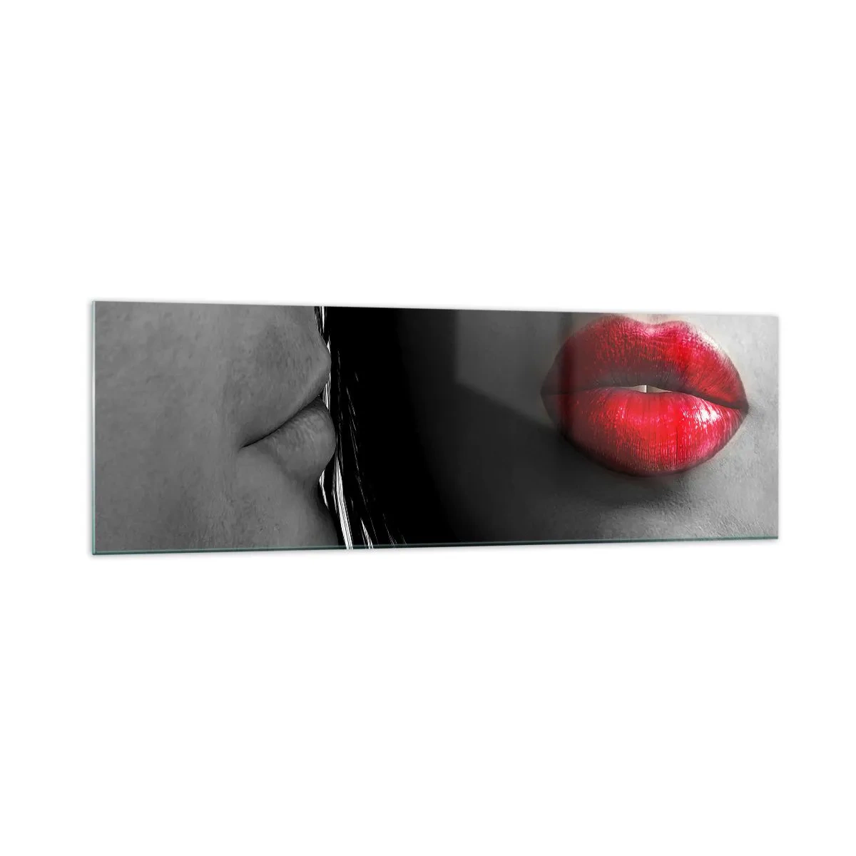 Quadro em vidro - Cara a cara  - 160x50 cm
