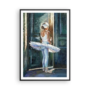 Pôster com moldura preta - Antes do show - 70x100 cm