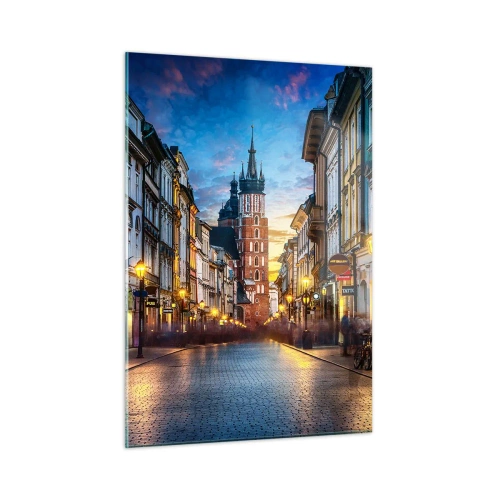 Quadro em vidro - O charme de Cracóvia - 50x70 cm