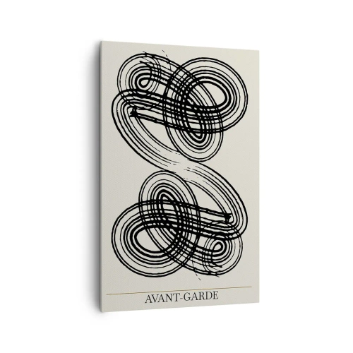 Quadro em tela - Saiu espontaneamente - 80x120 cm