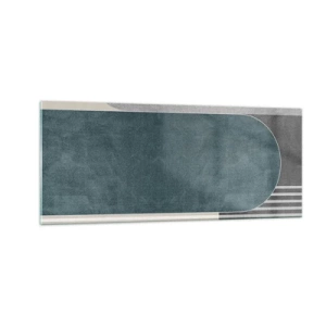 Quadro em vidro - Composição ao nível - 100x40 cm