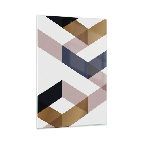 Quadro em vidro - Planos e ângulos - 80x120 cm