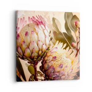 Quadro em tela - Abraçado com ternura - 40x40 cm