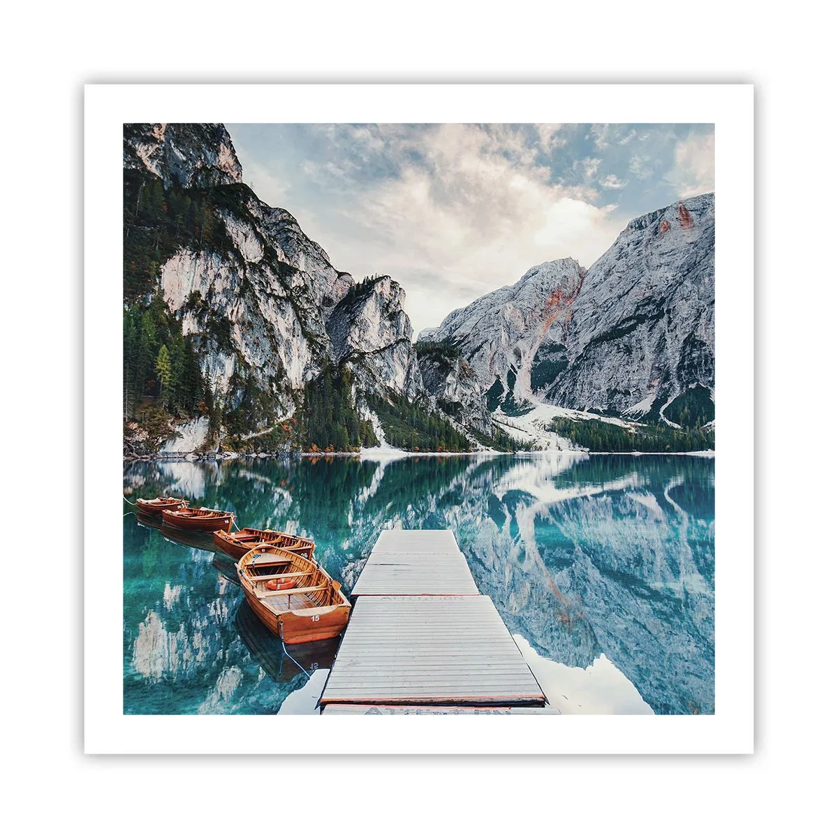 Pôster - Vamos mostrar-lhe a beleza - 60x60 cm