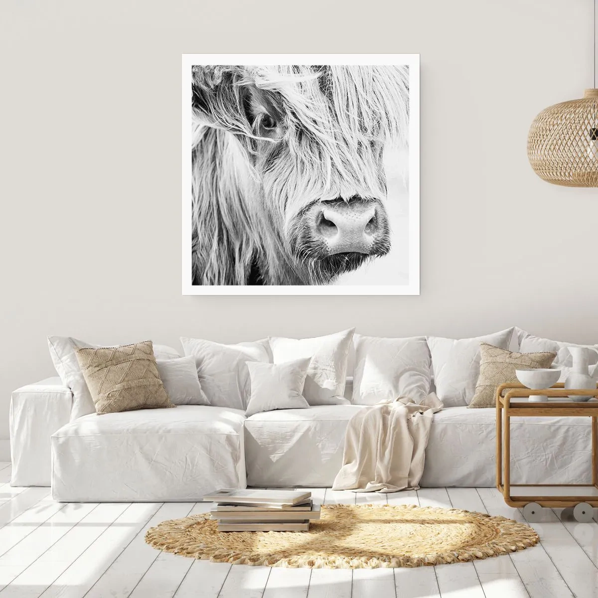 Pôster - Natureza selvagem escocesa - 40x40 cm