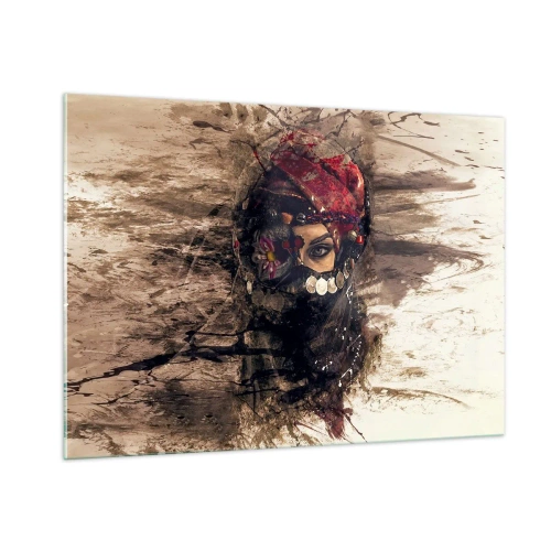 Quadro em vidro - Perturbador, para dizer o mínimo - 100x70 cm