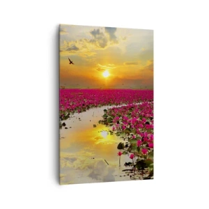 Quadro em tela - A vida secreta do lago - 80x120 cm