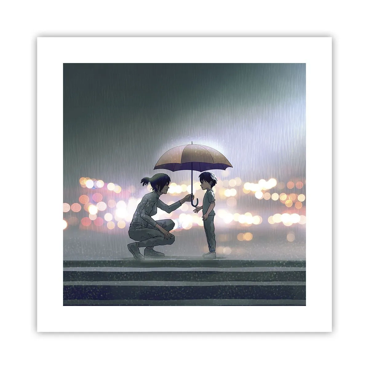 Pôster - Está tudo bem agora - 40x40 cm