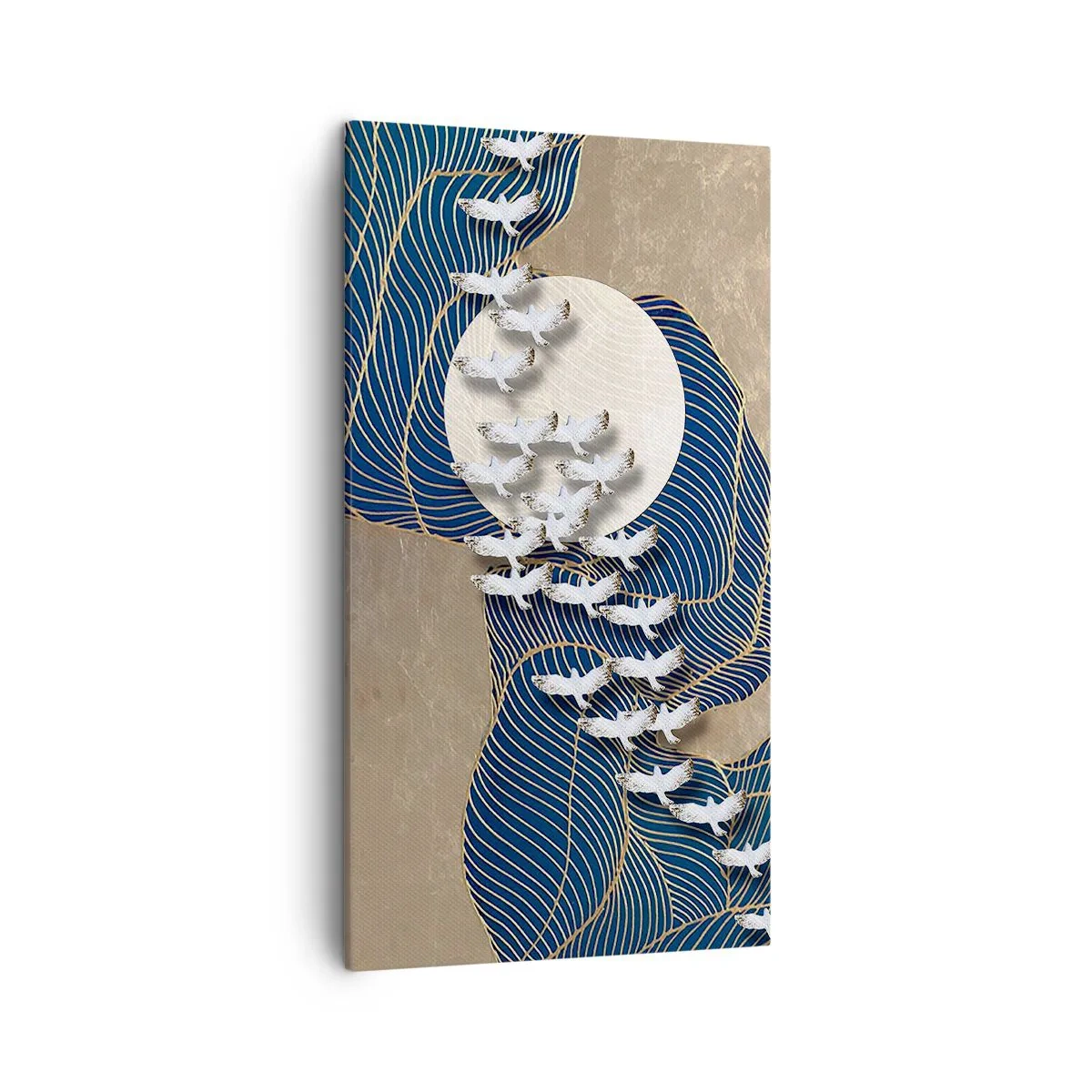 Quadro em tela - Liberdade, peregrinação, comunidade - 45x80 cm