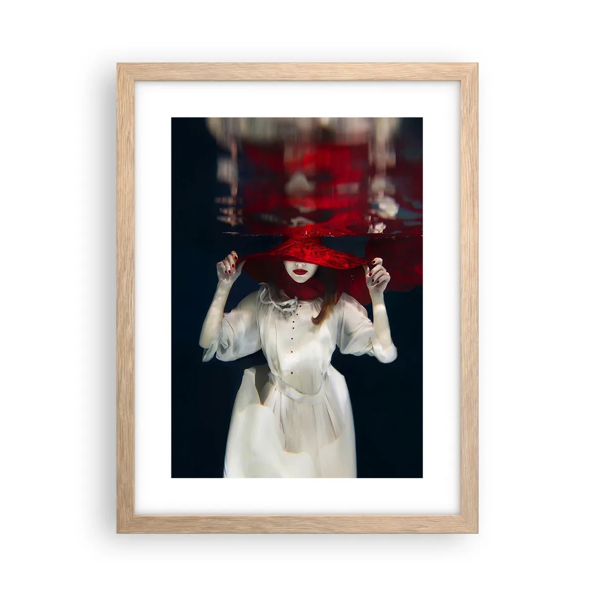 Pôster com moldura de carvalho claro - Demônio do Pântano - 30x40 cm