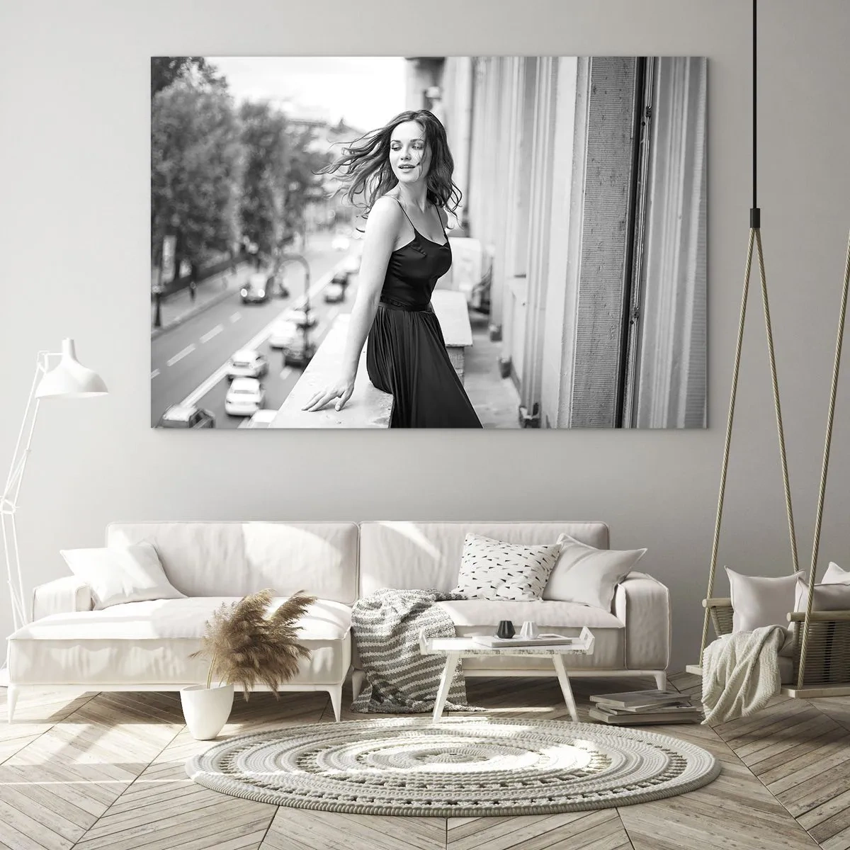 Quadro em vidro - Certamente uma parisiense - 120x80 cm