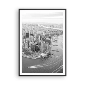 Pôster com moldura preta - Como não amar? - 70x100 cm