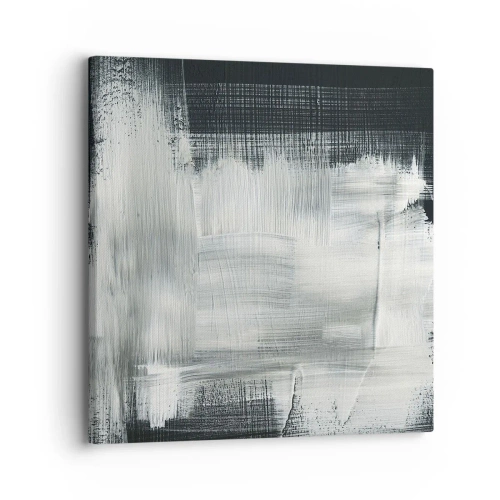 Quadro em tela - Entrelaçado na vertical e horizontal - 30x30 cm