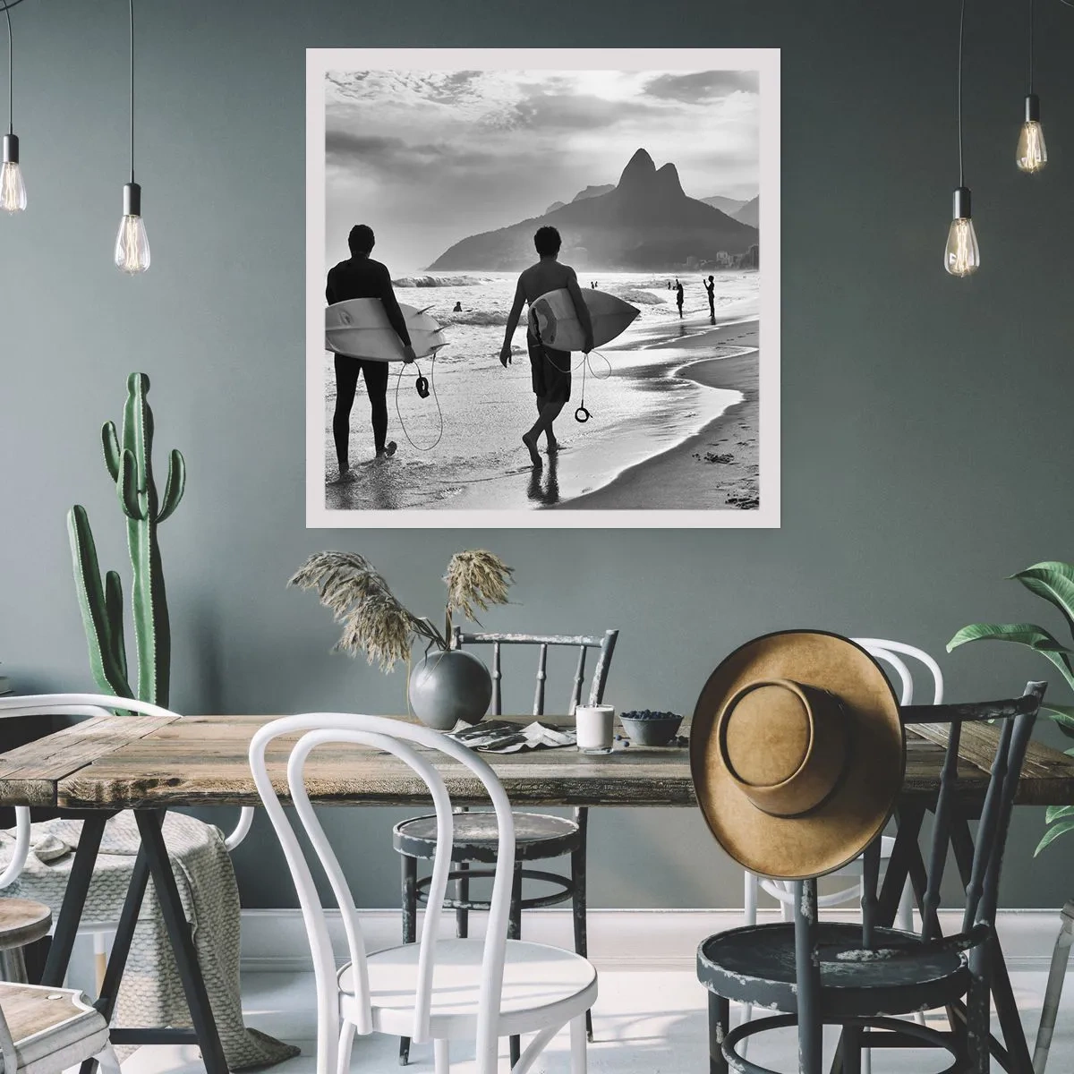 Pôster - Samba para uma onda - 30x30 cm