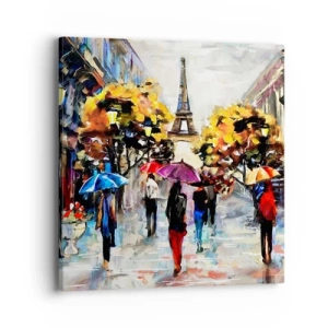 Quadro em tela - Especialmente bonita no outono - 40x40 cm