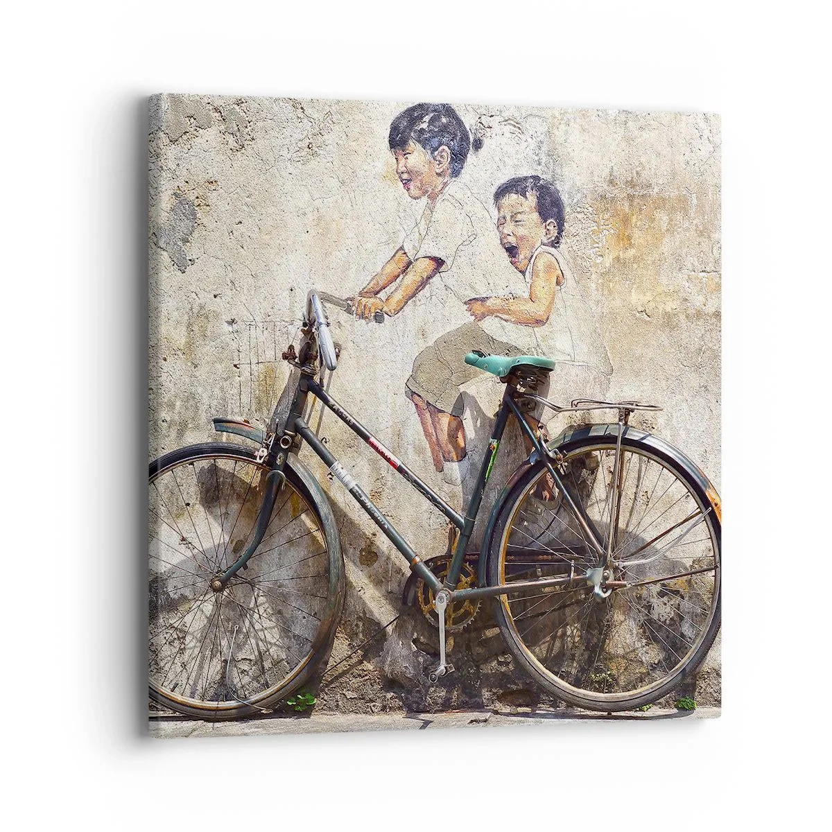 Quadro em tela - Verdadeiro ou falso? - 40x40 cm