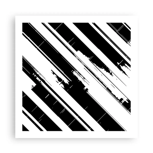 Pôster - Uma composição intensa e dinâmica - 60x60 cm