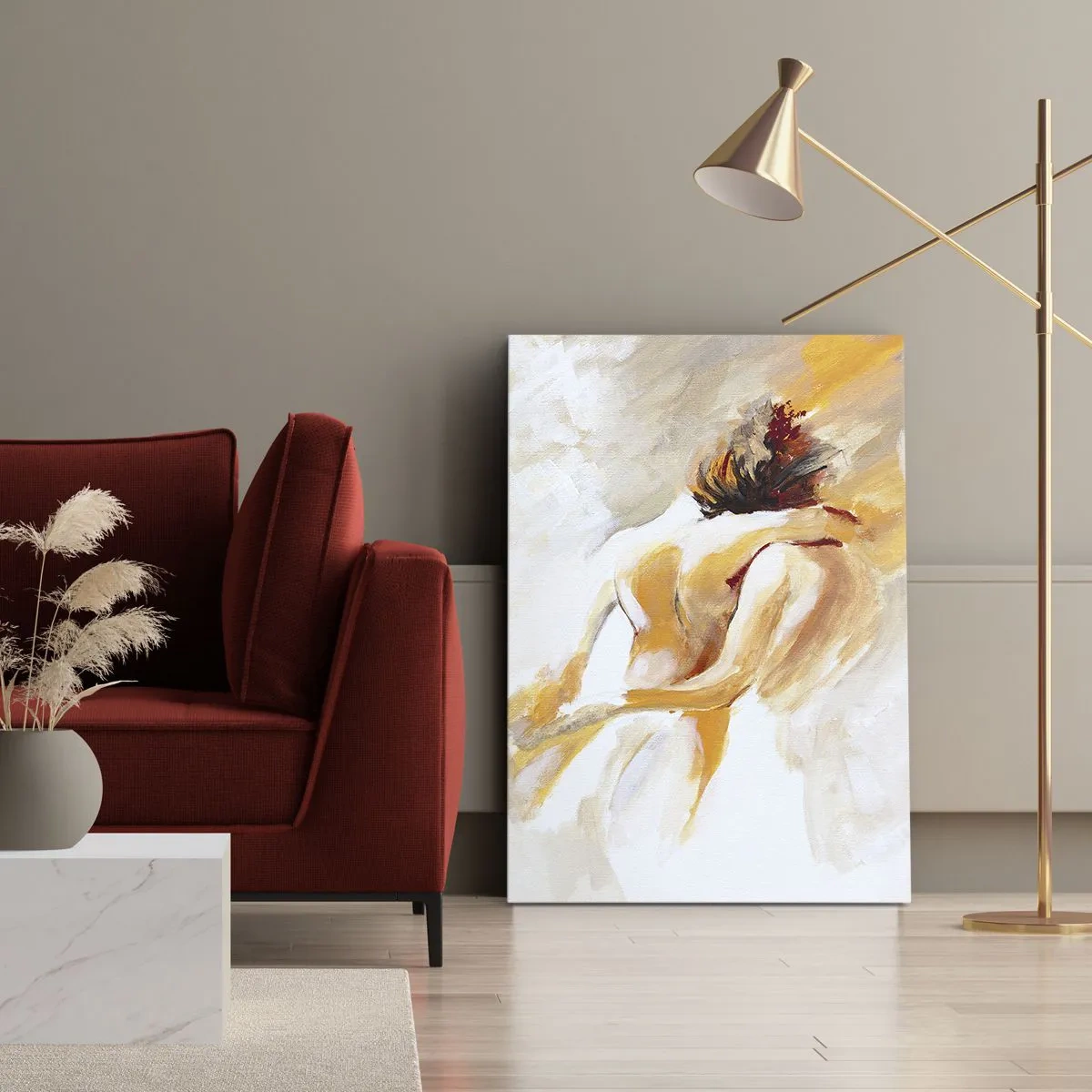 Quadro em tela - No céu da proximidade - 70x100 cm