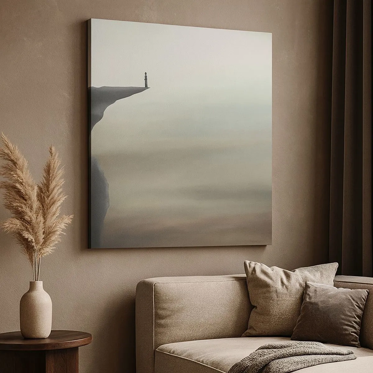 Quadro em tela - Para cima, é claro! - 30x30 cm