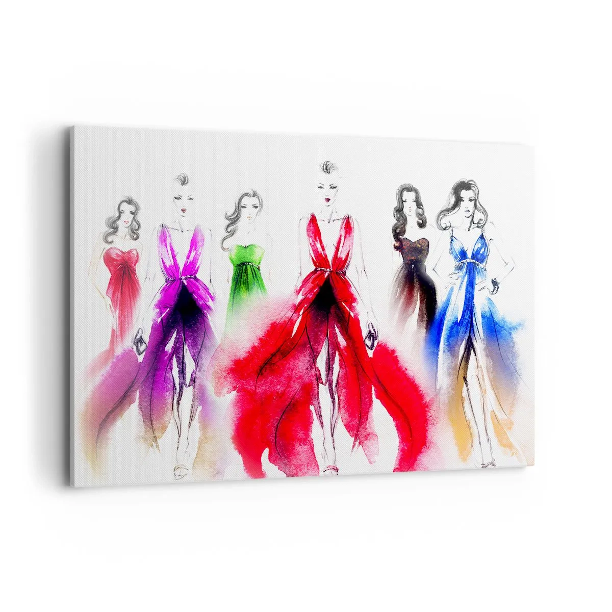 Quadro em tela - Colorido desfile - 120x80 cm