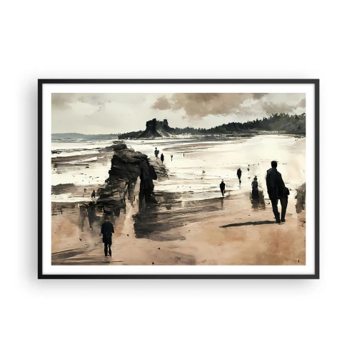 Pôster com moldura preta - Convocados - 100x70 cm