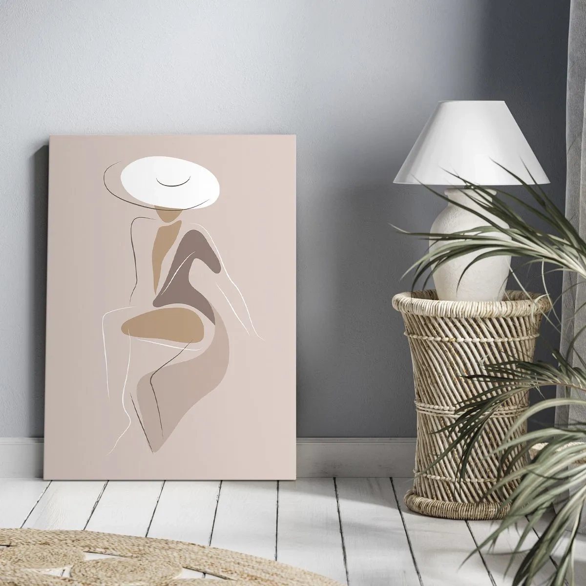 Quadro em tela - Ser uma dama - 55x100 cm