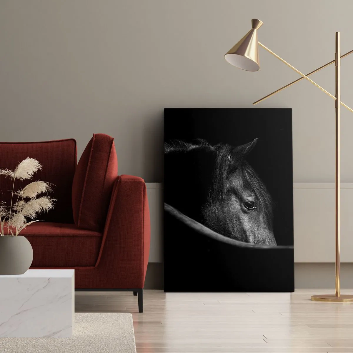Quadro em tela - Príncipe Negro - 50x70 cm