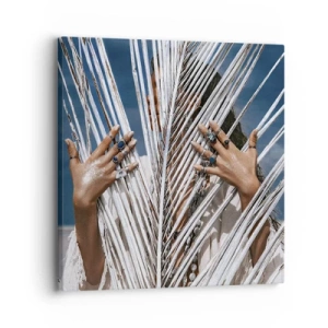 Quadro em tela - A xamã - 30x30 cm