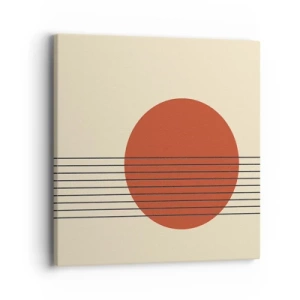 Quadro em tela - Em círculo e mais além - 40x40 cm