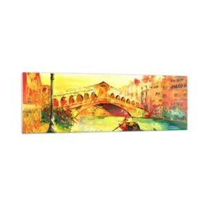 Quadro em vidro - Romaria dos amantes - 160x50 cm