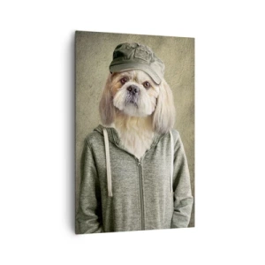 Quadro em tela - Prefiro relaxar - 80x120 cm