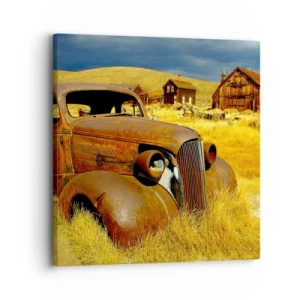 Quadro em tela - Um merecido descanso - 30x30 cm
