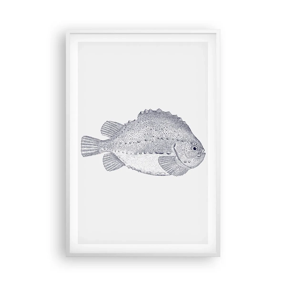 Pôster em moldura branca - Para o álbum do naturalista - 61x91 cm