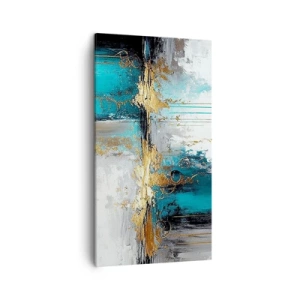 Quadro em tela - Tudo flui - 45x80 cm