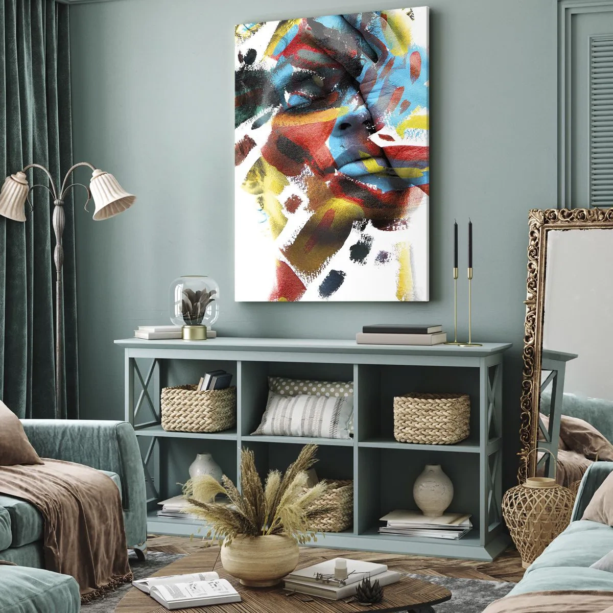 Quadro em tela - Personalidade colorida - 50x70 cm